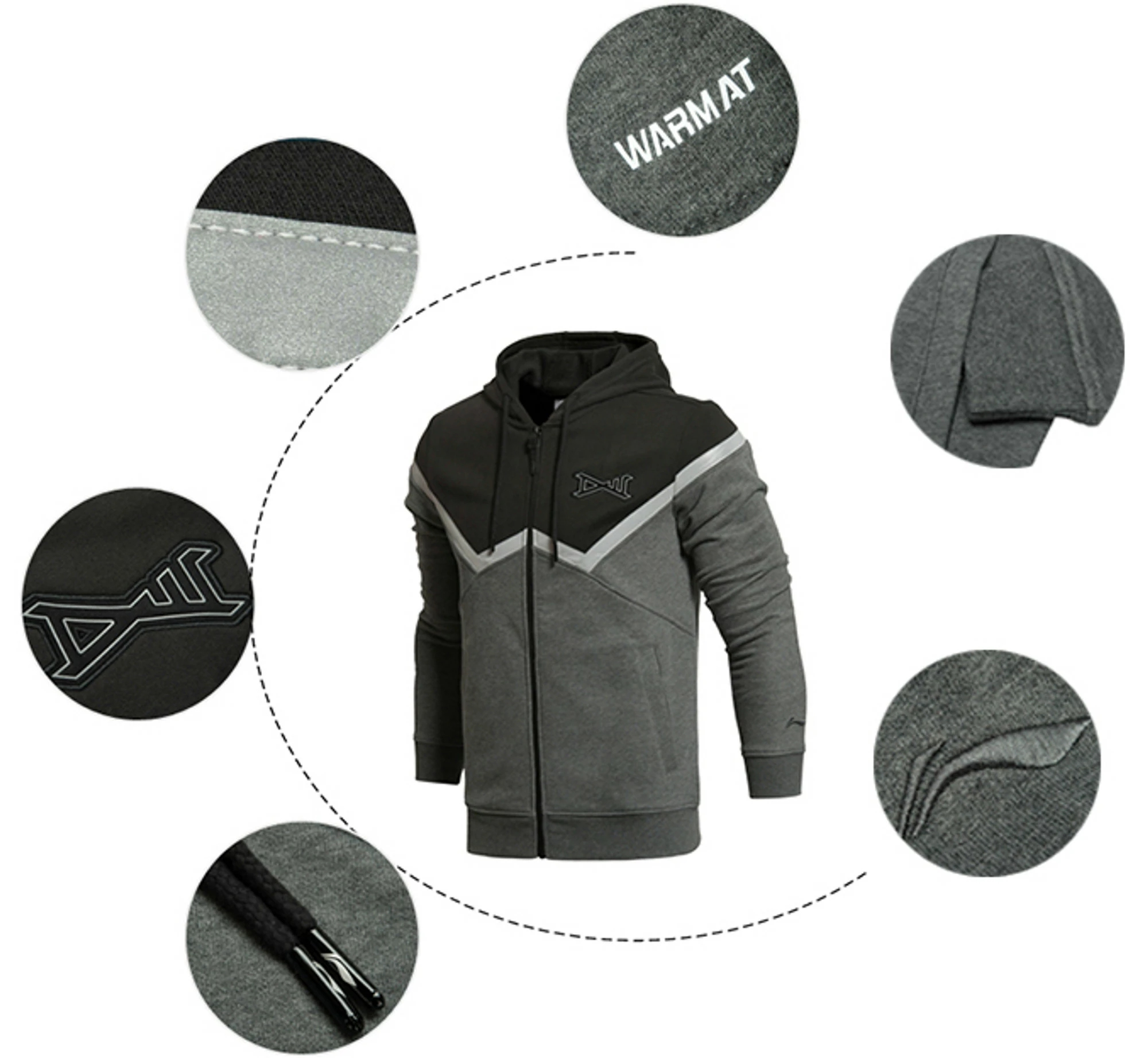 Wade Lifestyle Hoodie Jacket AWDK071 5 Wade Lifestyle Hoodie Jacket AWDK071 - Image 5