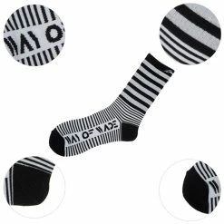 Wade Stripe Crew Socks AWLL007