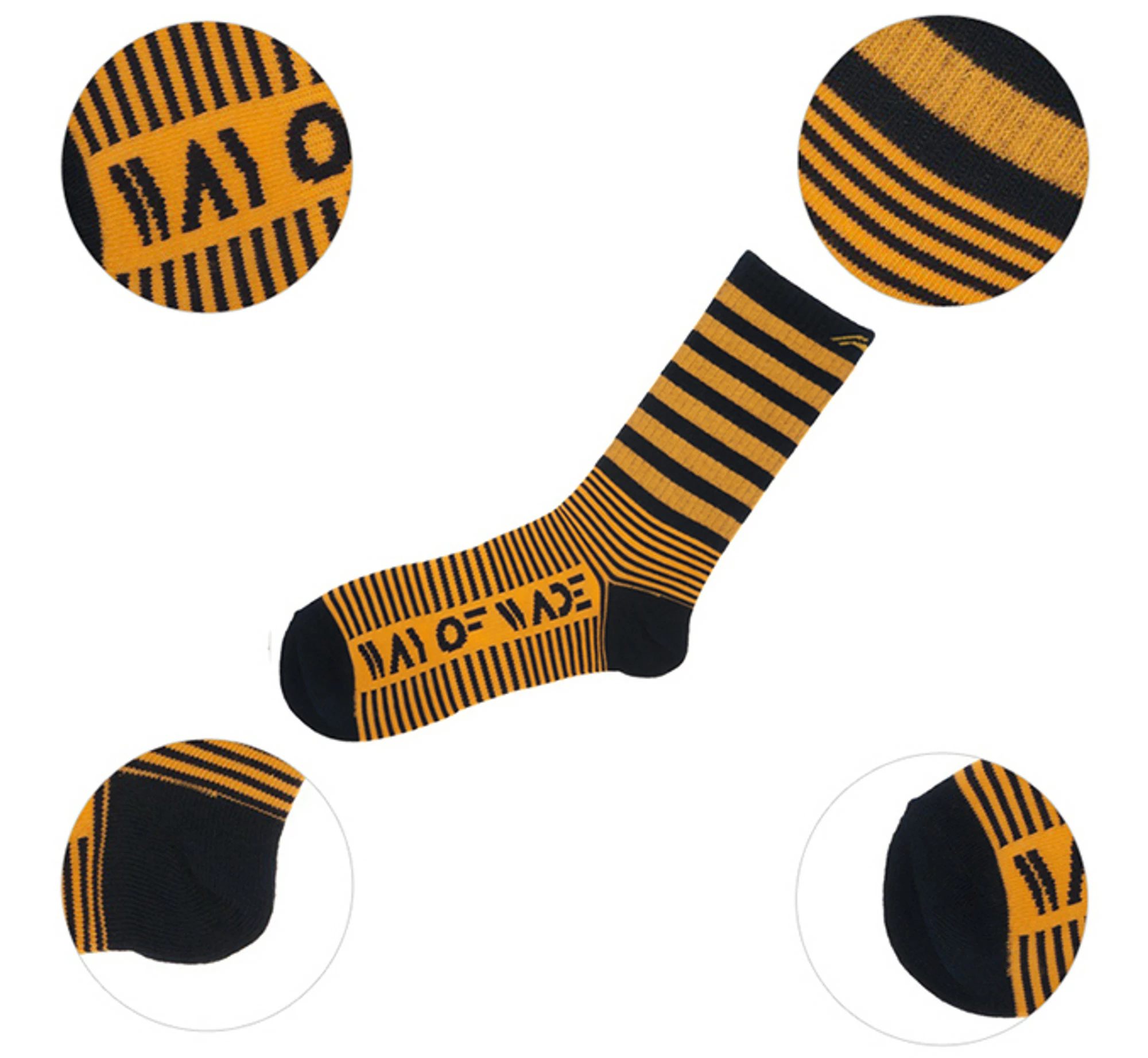 Wade Stripe Crew Socks AWLL007 5 Wade Stripe Crew Socks AWLL007 - Image 5