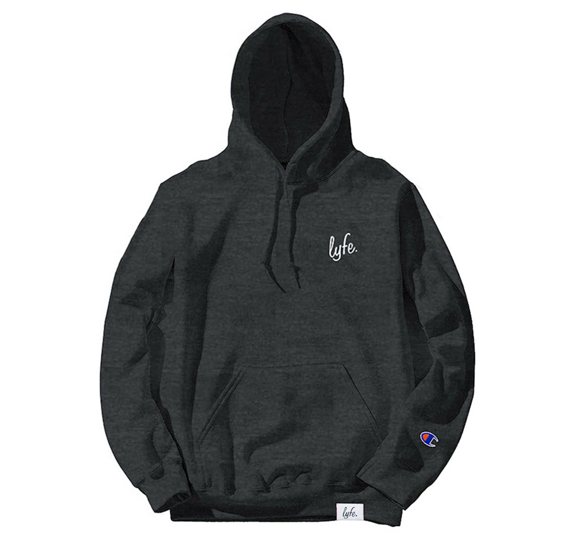 LYFE Script Embroidered Hoodies 2 LYFE Script Embroidered Hoodies - Image 2