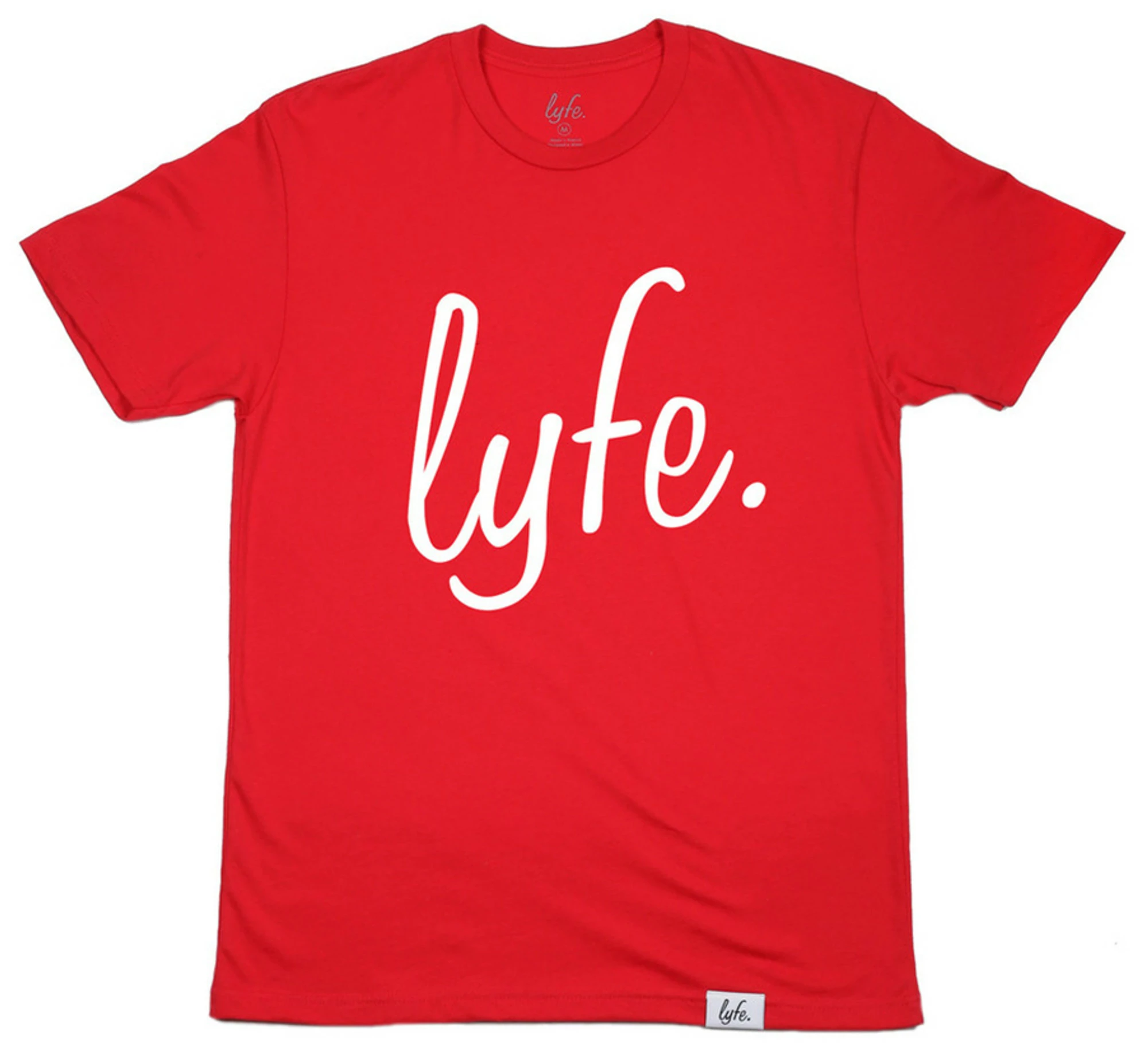LYFE Script Red/White - Men 1 LYFE Script Red/White - Men